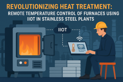 Revolutionizing Heat Treatment: Remote Temperature Control of Furnaces Using IIoT in Stainless Steel Plants